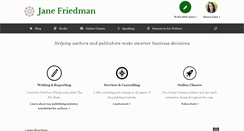 Desktop Screenshot of janefriedman.com
